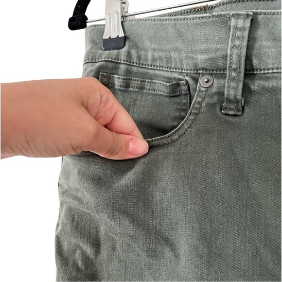 MADEWELL High Rise Skinny Dark Olive Green Jeans Sz 32 - Picture 4 of 7